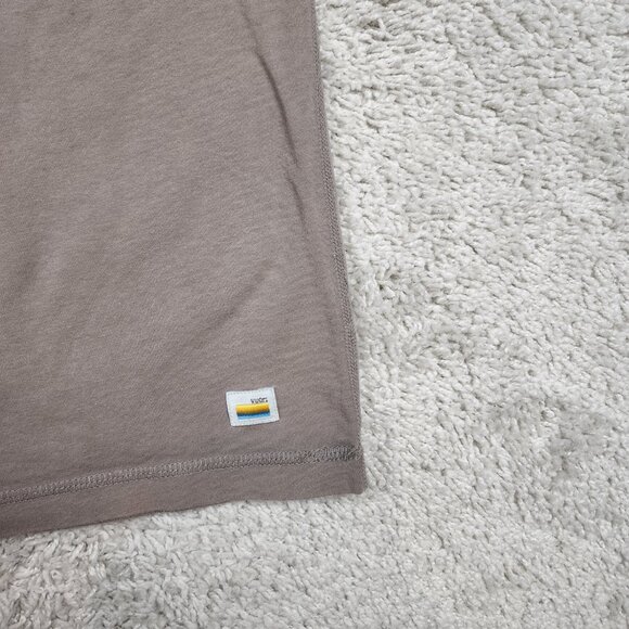 Vuori Mens Strato No Size Tag Size Large Dream Knit Pullover V126 Brown REI - Picture 3 of 5